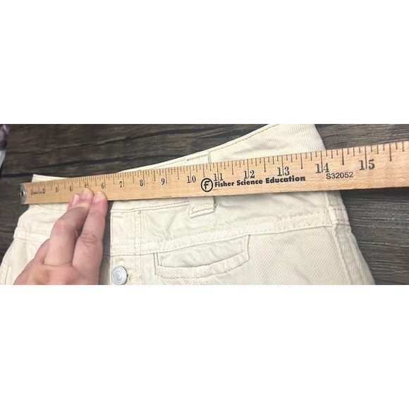 Free People We The‎ Free Midnight Sun Khaki Button Front Mini Skort Size 27 - Picture 4 of 11